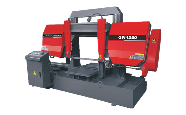 溆浦GW4250双柱龙门卧式带锯床